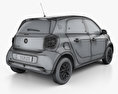 Smart ForFour Electric Drive 2020 Modèle 3d