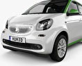 Smart ForFour Electric Drive 2020 3D-Modell