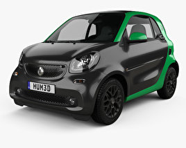 Smart ForTwo Electric Drive coupe 2020 3D model