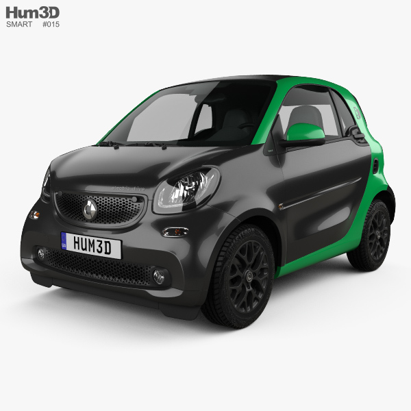 Smart ForTwo Electric Drive coupe 2020 3D model