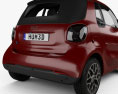 Smart ForTwo EQ Prime cabriolet 2023 Modèle 3d
