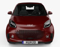 Smart ForTwo EQ Prime cabriolet 2023 3d model front view