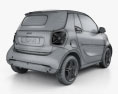 Smart ForTwo EQ Pulse cabriolet 2023 3d model