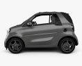 Smart ForTwo EQ Pulse cabriolet 2023 3D-Modell Seitenansicht