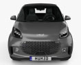 Smart ForTwo EQ Pulse cabriolet 2023 3d model front view