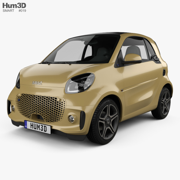 Smart ForTwo EQ Pulse coupe 2023 3D model