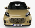 Smart ForTwo EQ Pulse coupe 2023 3d model front view