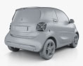 Smart ForTwo EQ Pulse coupé 2023 Modelo 3d