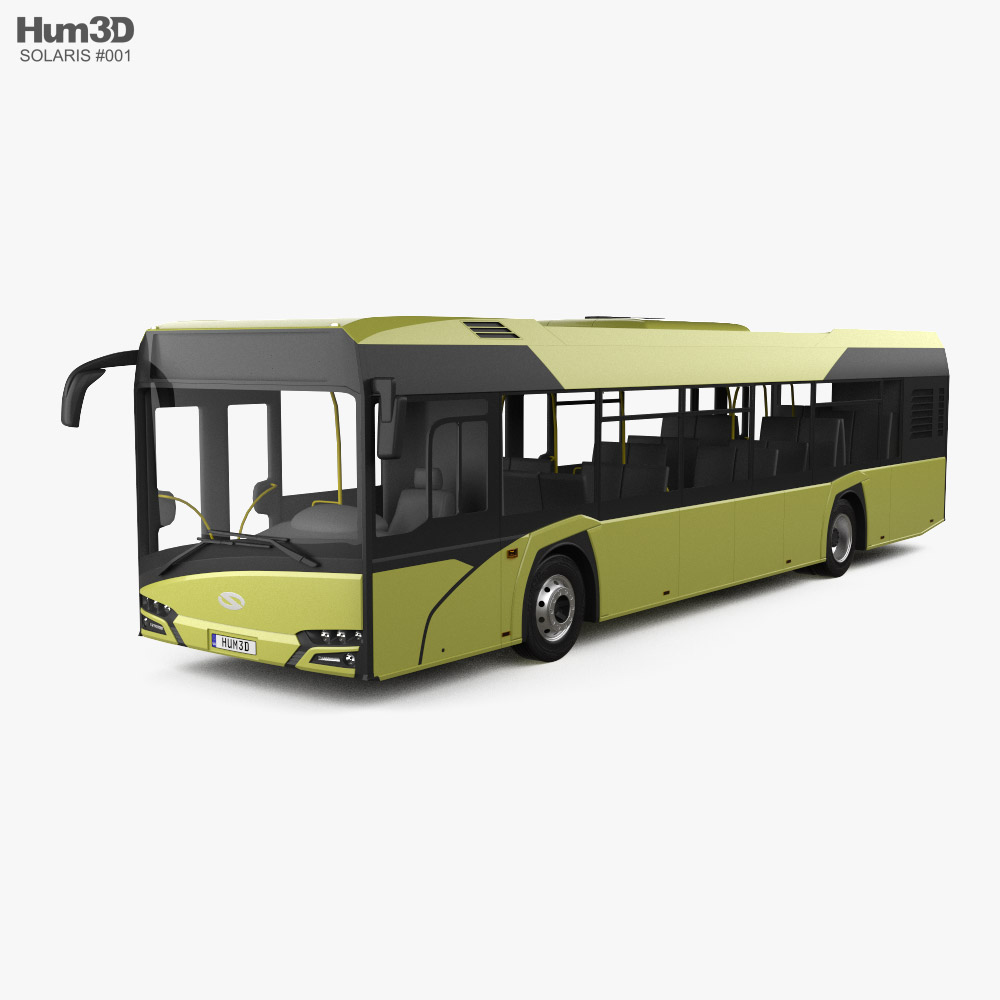 Solaris Urbino Bus 2014 3D 모델 