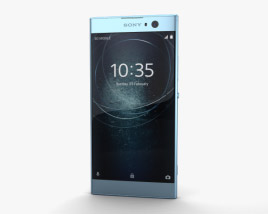 Sony Xperia XA2 Blue Modello 3D