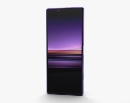 Sony Xperia 1 Purple 3Dモデル