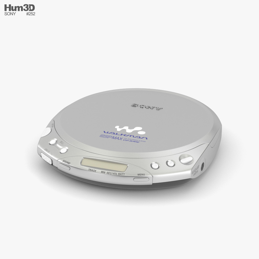 Sony Walkman CD播放机 3D模型
