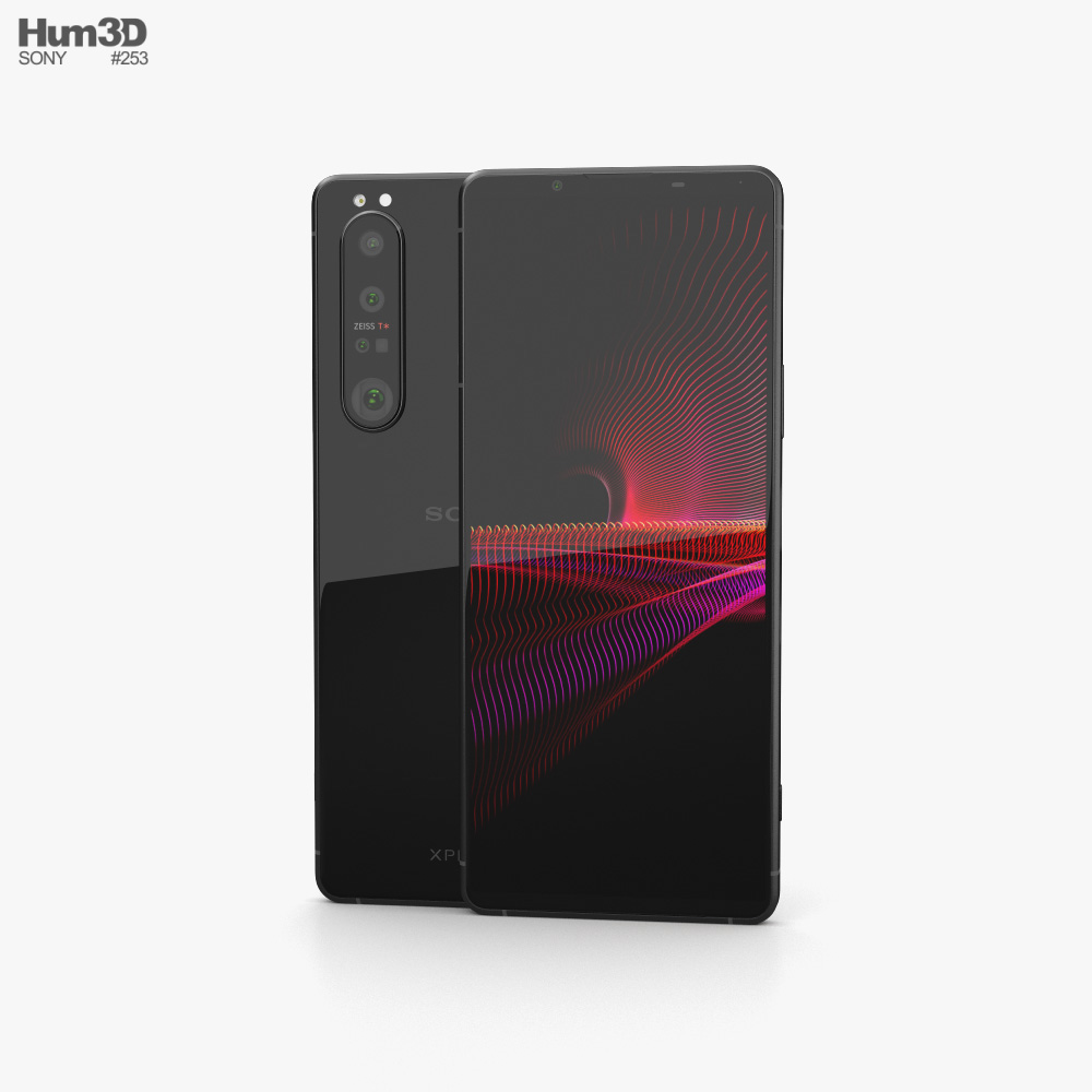 Sony Xperia 1 III Frosted Black 3D model