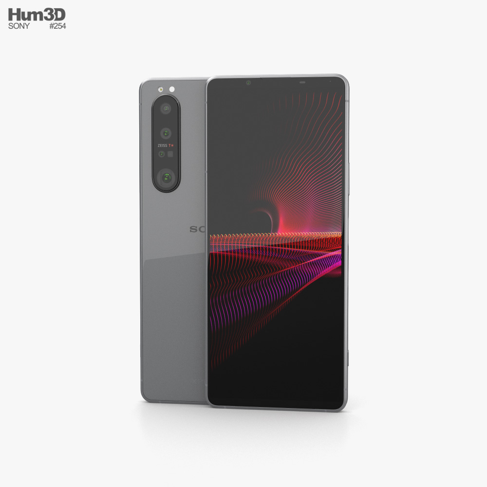 Sony Xperia 1 III Frosted Gray 3D model