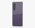 Sony Xperia 1 III Frosted Purple 3Dモデル