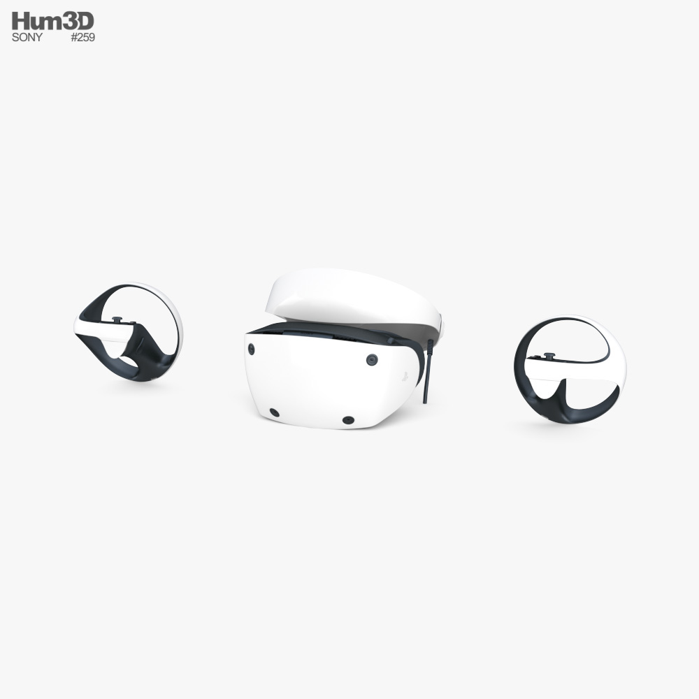 Sony PlayStation VR2 3D модель