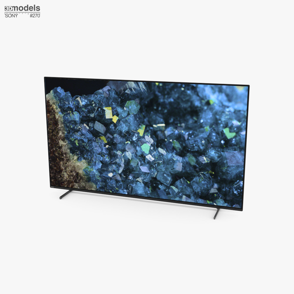 Sony Bravia XR OLED 77A80L Modello 3D