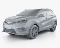 Soueast DX3 2019 3D модель clay render