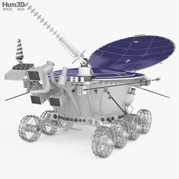 Lunokhod 2 3D model