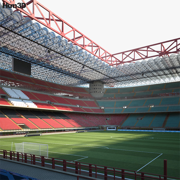 Giuseppe-Meazza-Stadion 3D-Modell