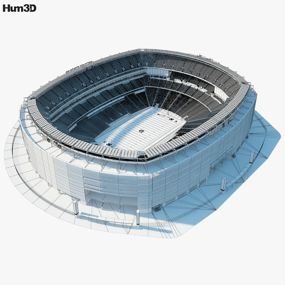 New York Giants Metlife Stadium 3D Wood Stadium Replica — 3D WOOD MAPS -  BELLA MAPS