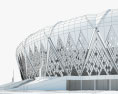 King Abdullah Sports City Stadium 3d model