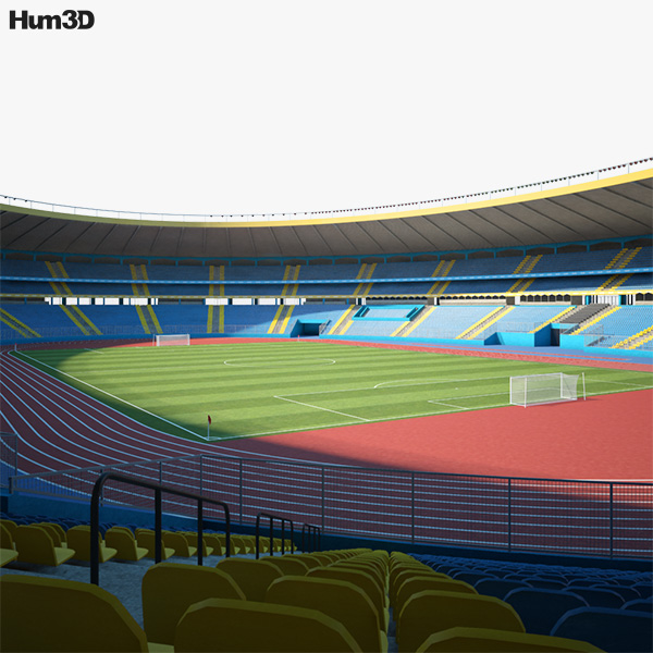 Aleppo International Stadium 3D model