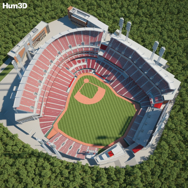 696 Cincinnati Reds Stadium Images, Stock Photos, 3D objects