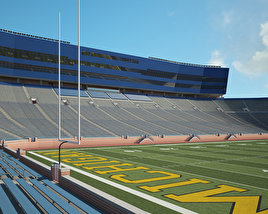 Michigan Stadium 3D model