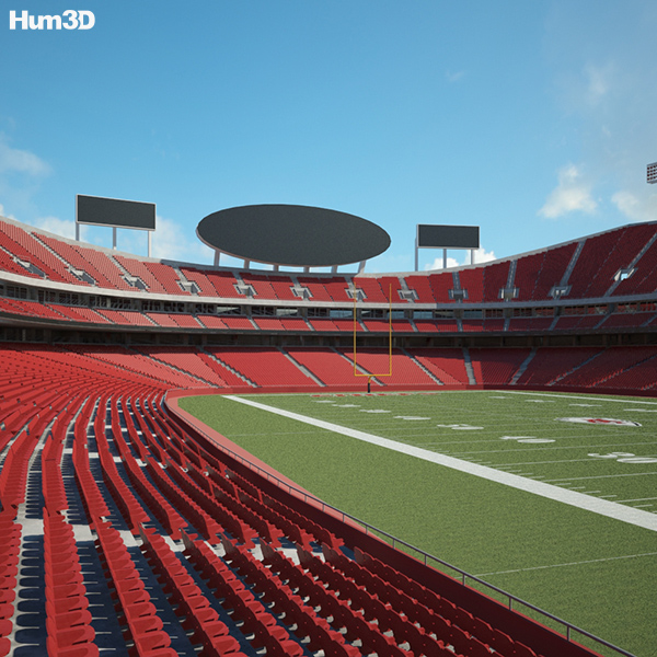 Arrowhead Stadium 3D model