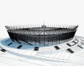 Варшавский Национальный стадион 3D модель