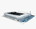 Estadio Riazor 3D-Modell