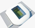 Stadion Poznań 3D-Modell