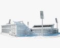 Стадіон Хосе Амальфітані 3D модель
