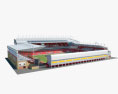 Upton Park Stadion 3D-Modell