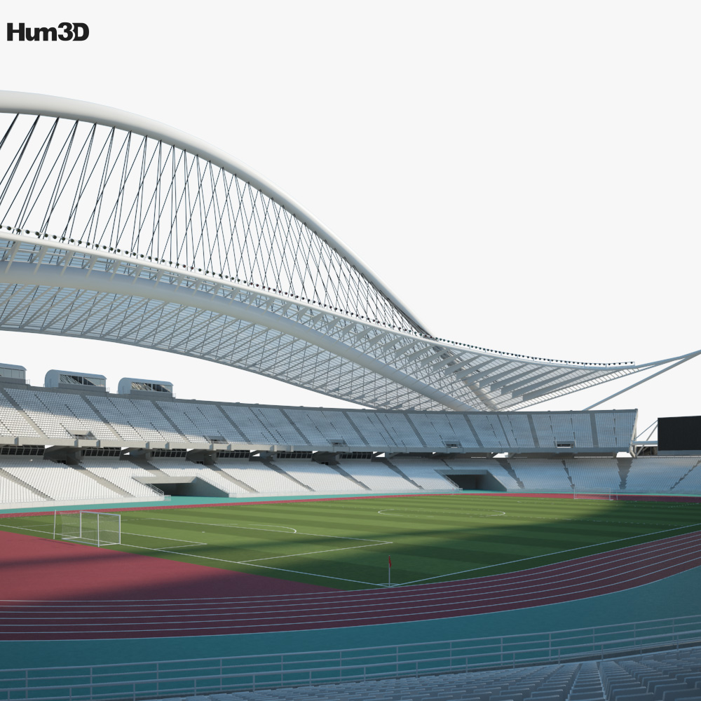 Афінський олімпійський стадіон 3D модель