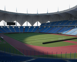 Stadio internazionale Re Fahd Modello 3D