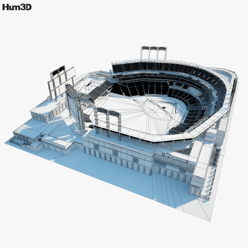 3D model Citi Field - New York Mets VR / AR / low-poly