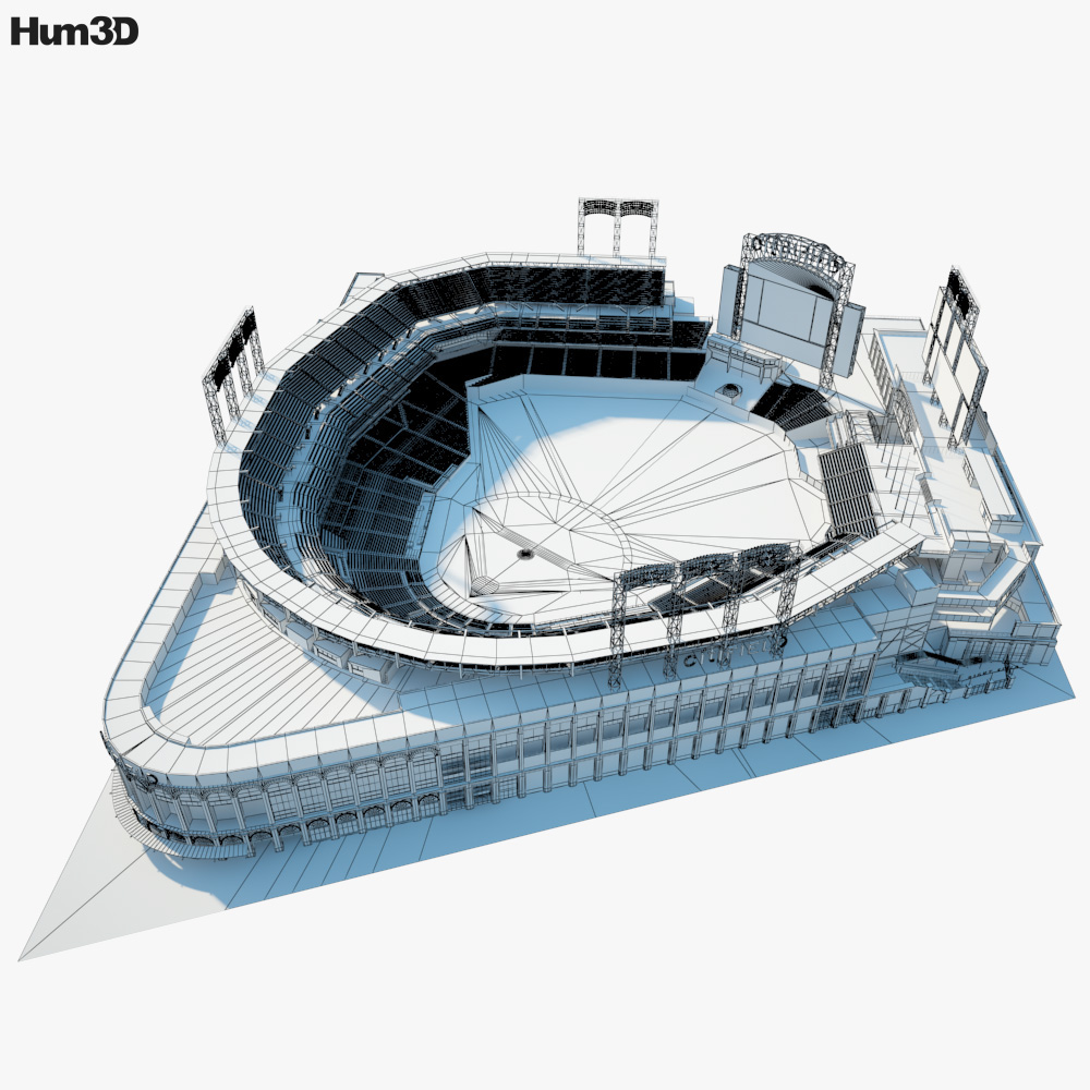 Citi Field - New York Mets Baseball Stadium 3D model