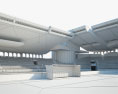 Stade Louis II 3D-Modell