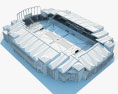 Stadio Louis II Modello 3D