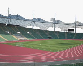 Stadio Olimpico Monaco di Baviera Modello 3D