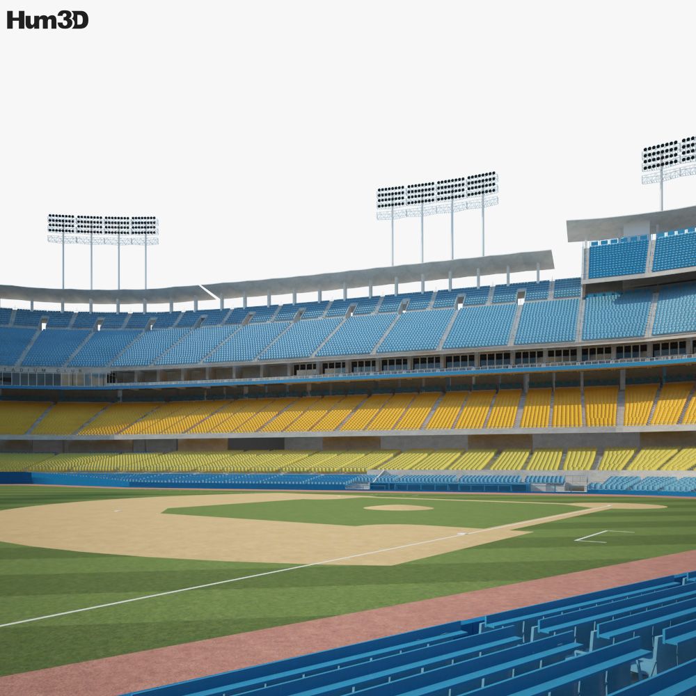 Dodger Stadium 3D model