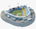 Dodger Stadium 3d model