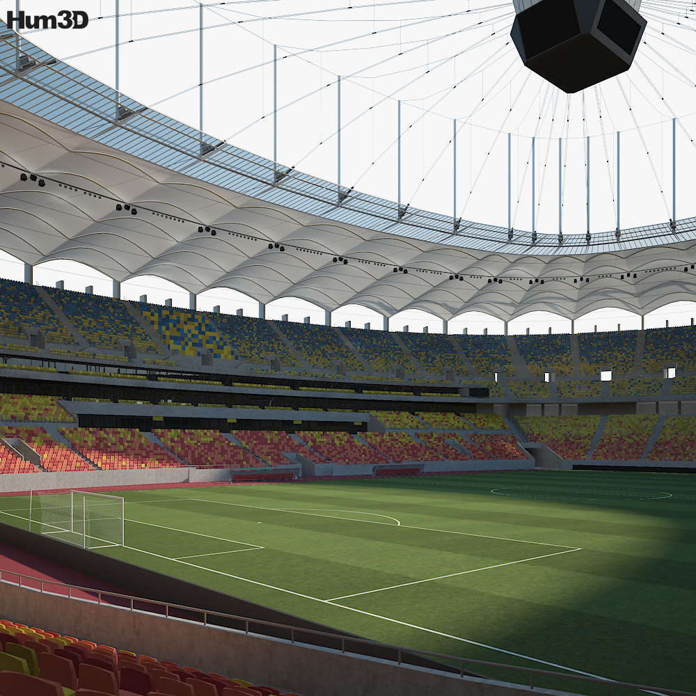 Национальный стадион Бухареста 3D модель