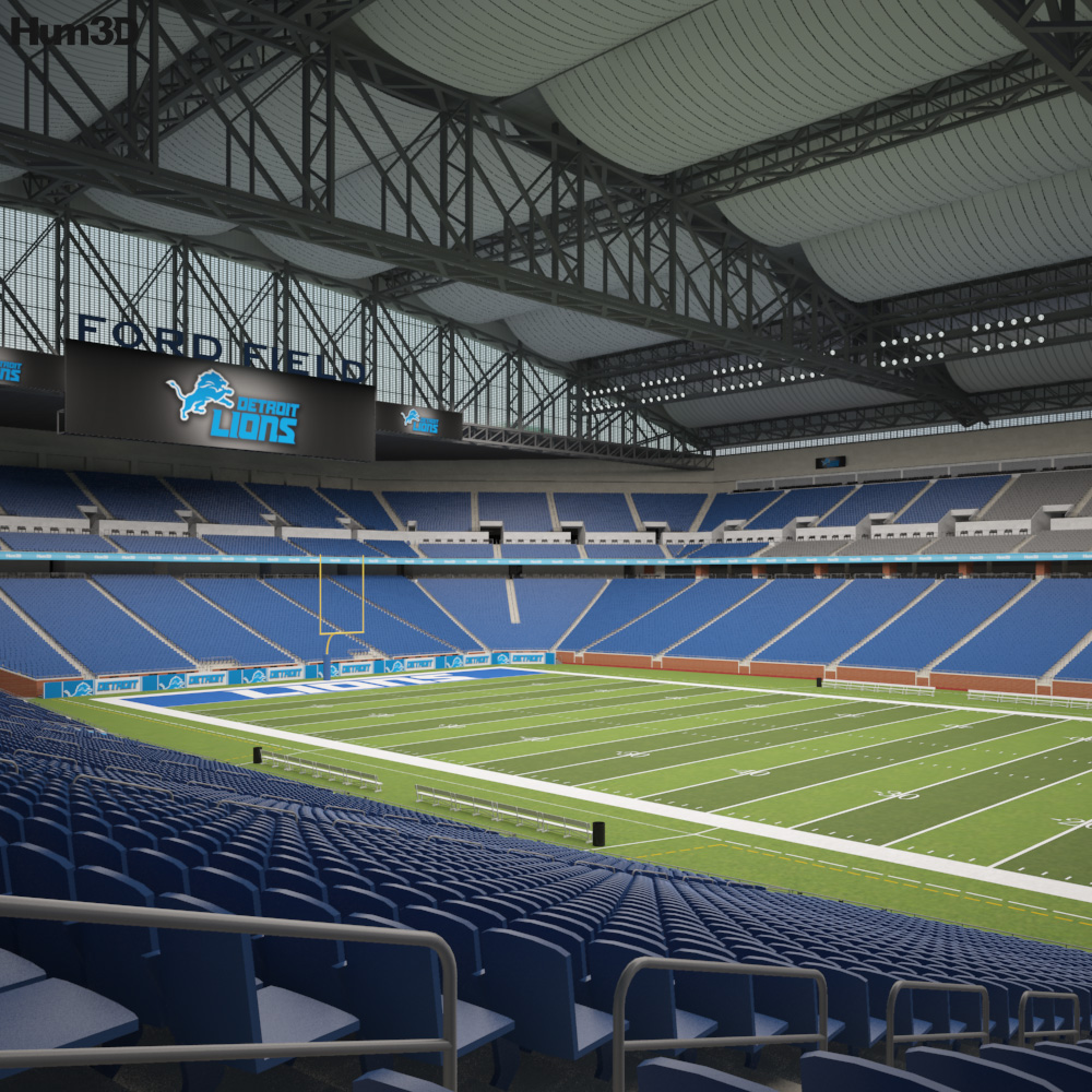 Ford Field 3D model - Architecture on 3DModels