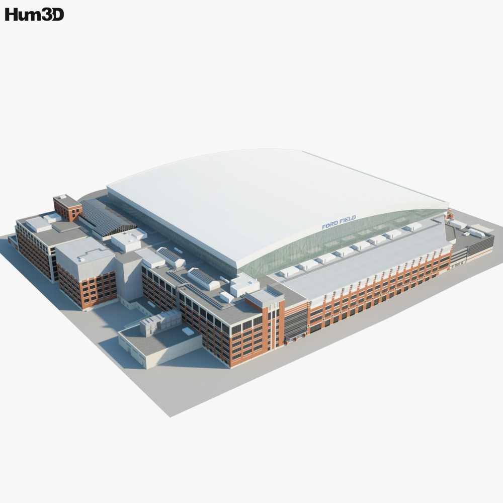 Ford Field 3D model - Architecture on 3DModels