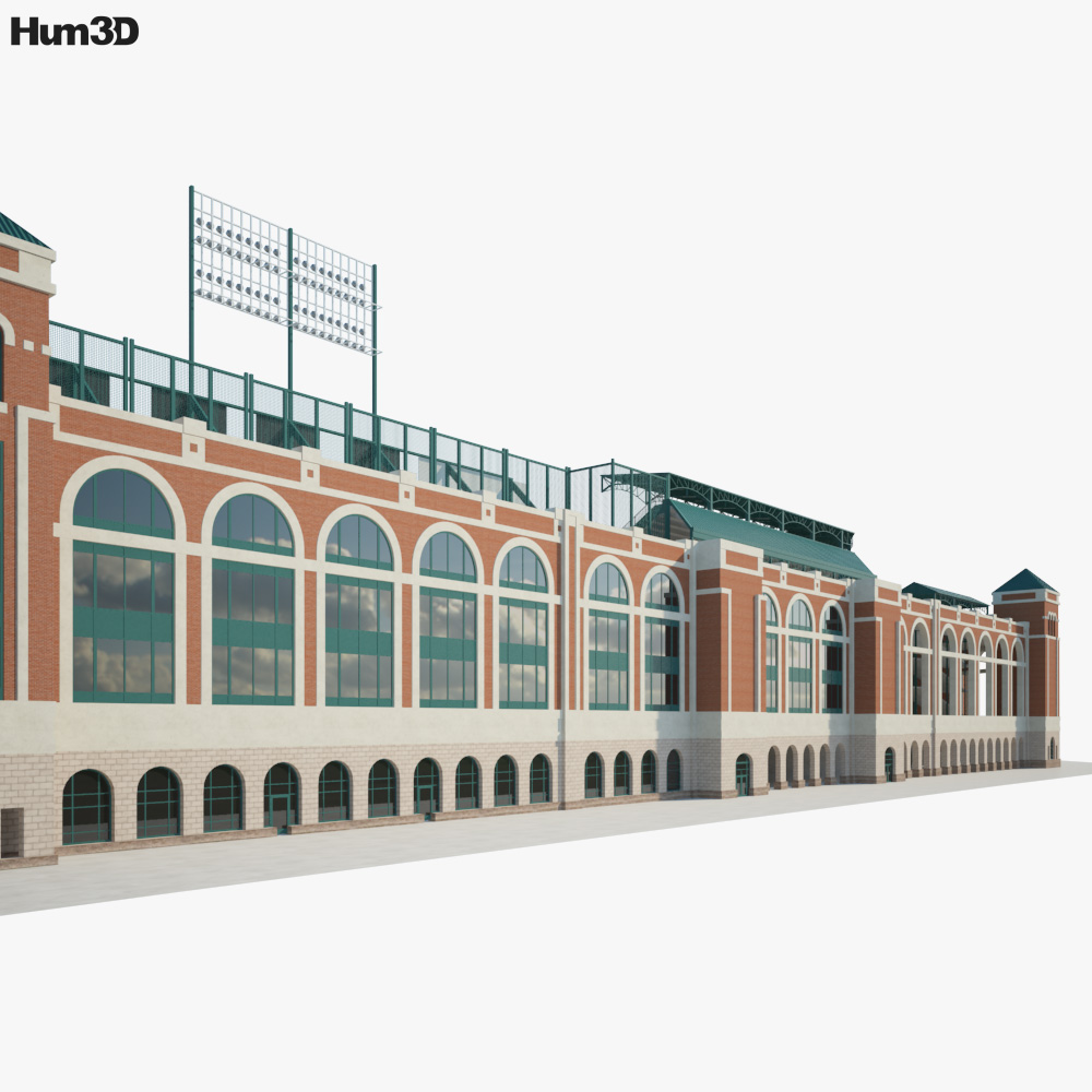 Globe Life Park 3D model - Architecture on 3DModels