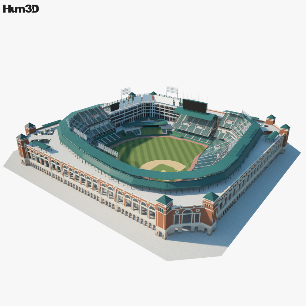 Globe Life Park 3D model - Architecture on 3DModels