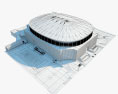 Georgia Dome Modello 3D